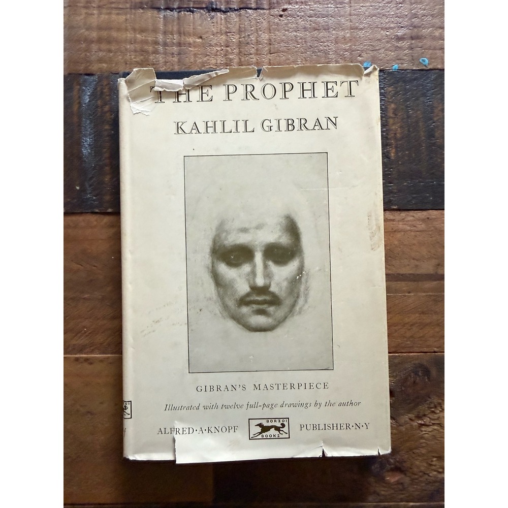 The Prophet Kahlil Gibran Alfred A Knopf Borzoi Books Illustrated Hardcover